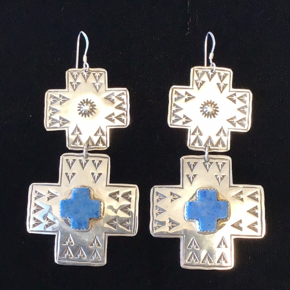 Lapis Dangle Earrings